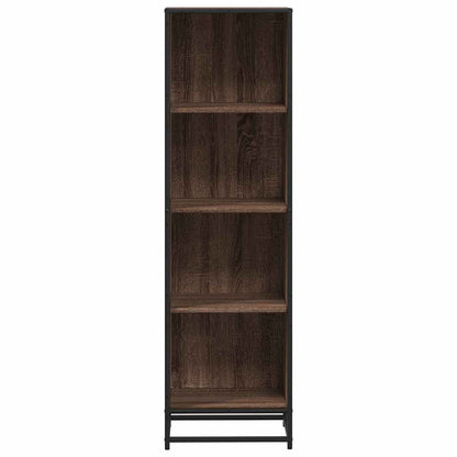 vidaXL Book Cabinet Brown Oak 40x35x139 cm Engineered Wood 4