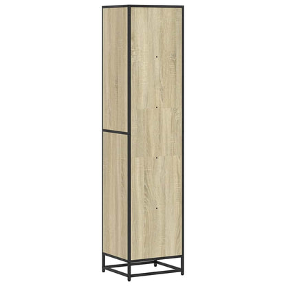 vidaXL Book Cabinet Sonoma Oak 40x35x170.5 cm Engineered Wood 6