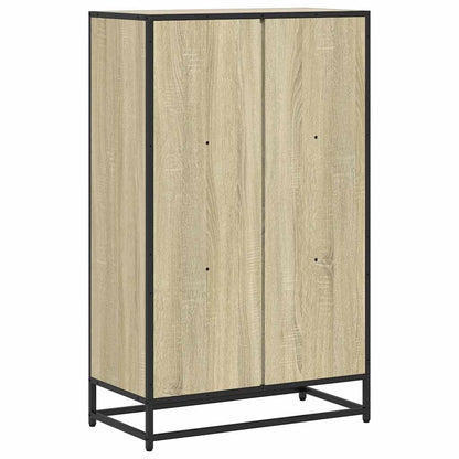 vidaXL Book Cabinet Sonoma Oak 65.5x33x107.5 cm Engineered Wood 6