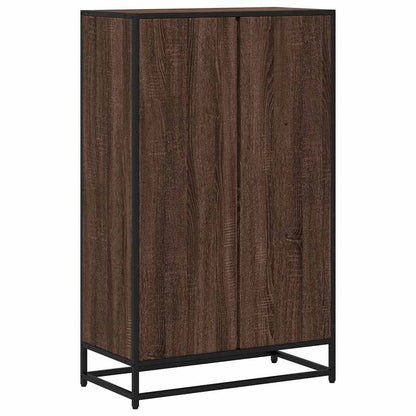 vidaXL Book Cabinet Brown Oak 65.5x33x107.5 cm Engineered Wood 6