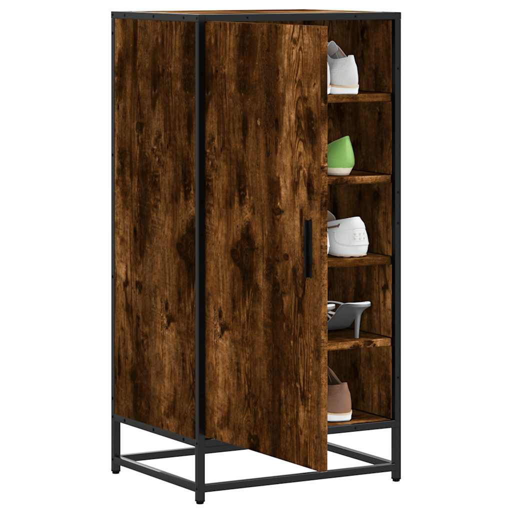 Shoe Rack 48x38x97,5 cm Engineered Wood Smoked oak