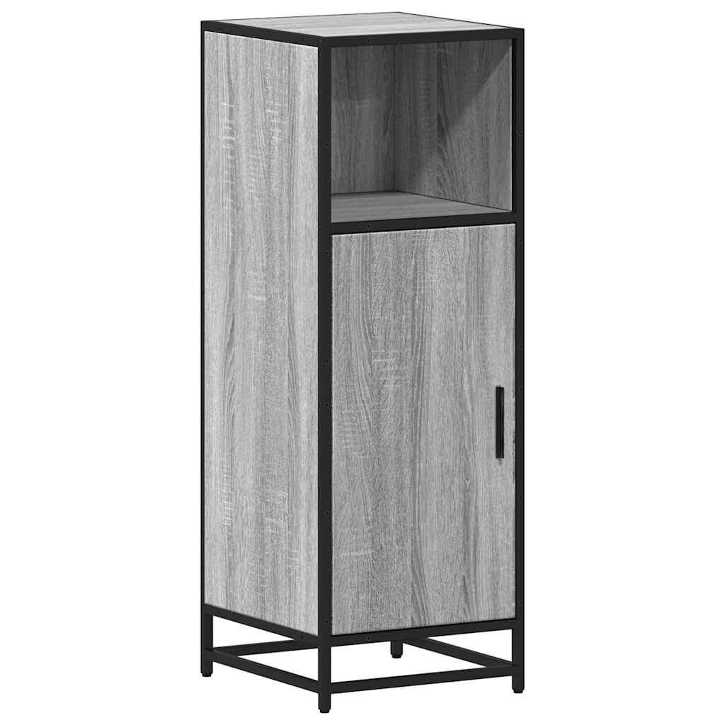Bathroom Cabinet 35x37,5x100 cm Engineered Wood Grey sonoma