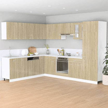 vidaXL Oven Cabinet Sonoma Oak 60x46x81.5 cm Engineered Wood 3