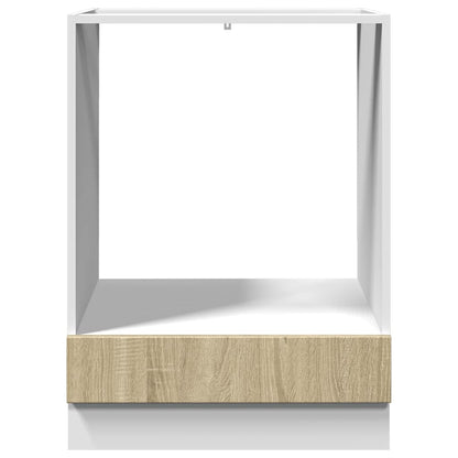 vidaXL Oven Cabinet Sonoma Oak 60x46x81.5 cm Engineered Wood 5
