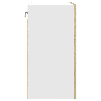vidaXL Wall Mounted Cabinet Lyon Sonoma Oak 50x31x60 cm Engineered Wood 6