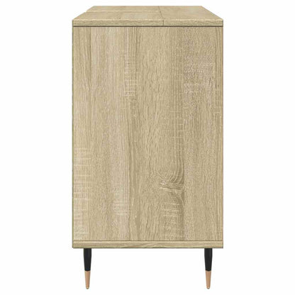 vidaXL Bathroom Cabinet Sonoma Oak 80x33x60 cm Engineered Wood 5