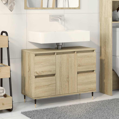 vidaXL Bathroom Cabinet 80x33x60 cm Engineered Wood