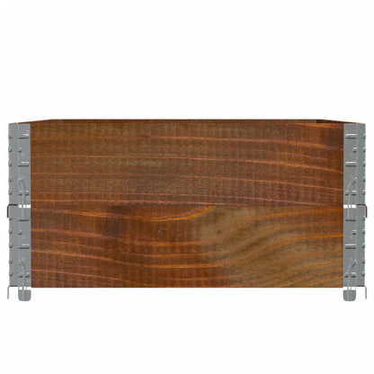 vidaXL Garden Planter Brown 120x80 cm Solid Wood Pine 4