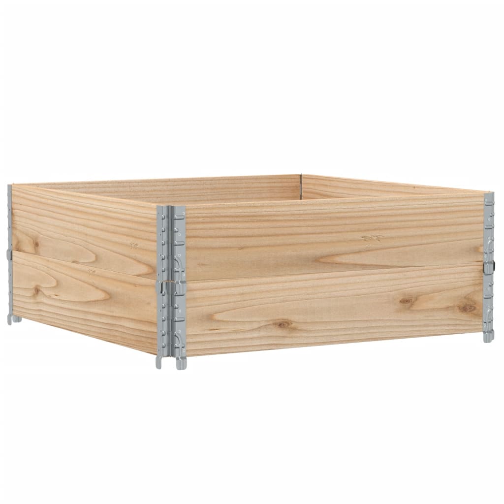 vidaXL Garden Planter 100x100 cm Solid Wood Pine 2
