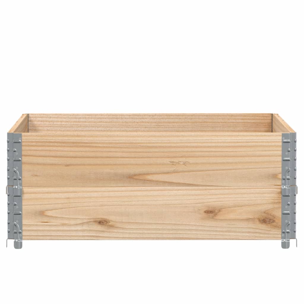 vidaXL Garden Planter 100x100 cm Solid Wood Pine 3