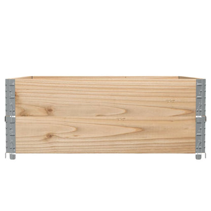 vidaXL Garden Planter 100x100 cm Solid Wood Pine 4