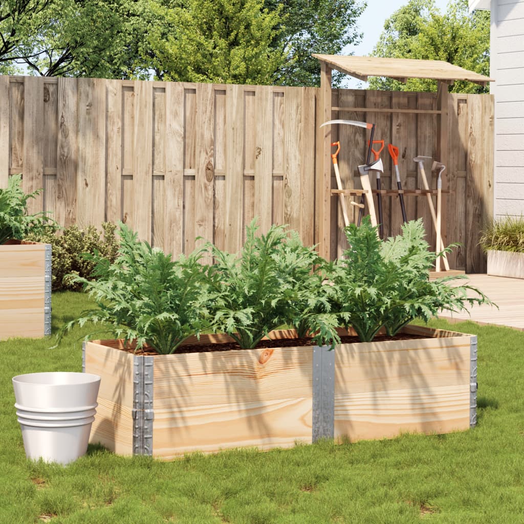 vidaXL Garden Planter 150x50 cm Solid Wood Pine 1