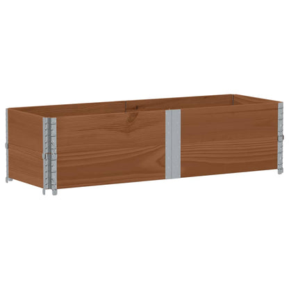 vidaXL Garden Planter Brown 150x50 cm Solid Wood Pine 2