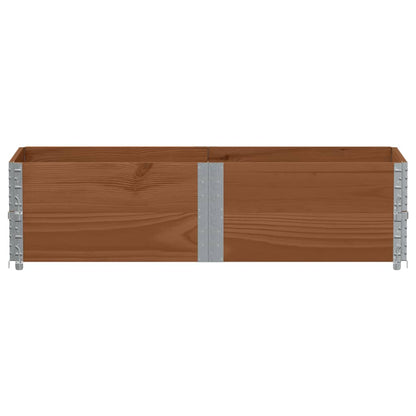 vidaXL Garden Planter Brown 150x50 cm Solid Wood Pine 3