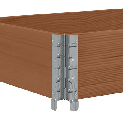 vidaXL Garden Planter Brown 150x50 cm Solid Wood Pine 6