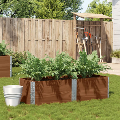 vidaXL Garden Planter Brown 150x50 cm Solid Wood Pine 1