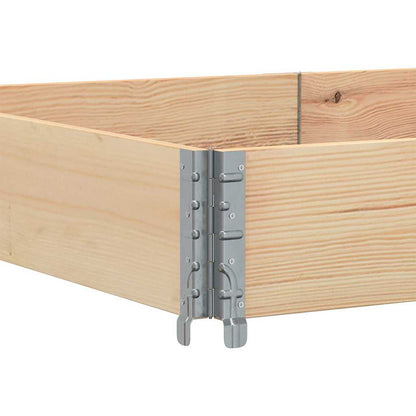 vidaXL Garden Planter 150x100 cm Solid Wood Pine 5