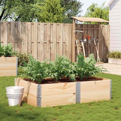 vidaXL Garden Planter 150x100 cm Solid Wood Pine 1