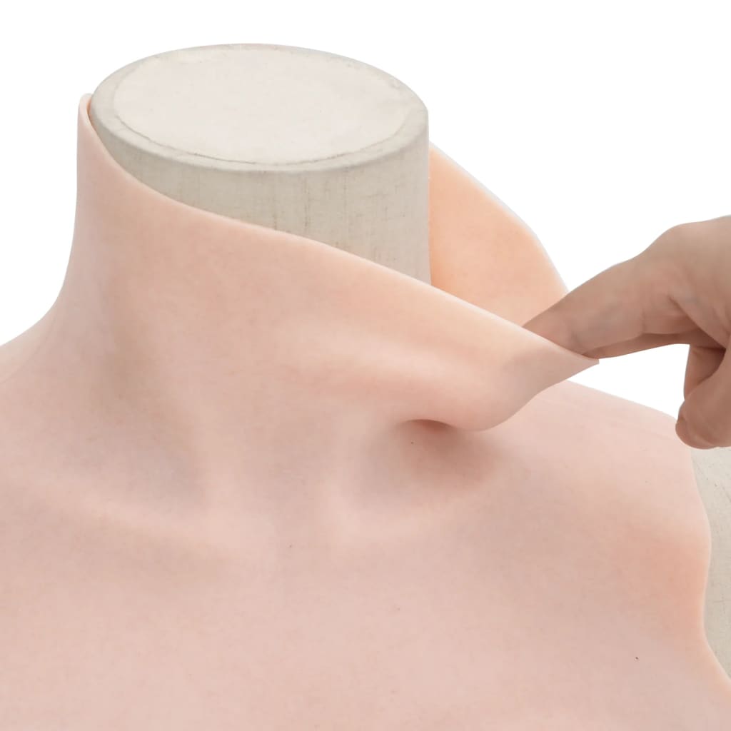 vidaXL Silicone Breastplate Caucasian C Cup 6