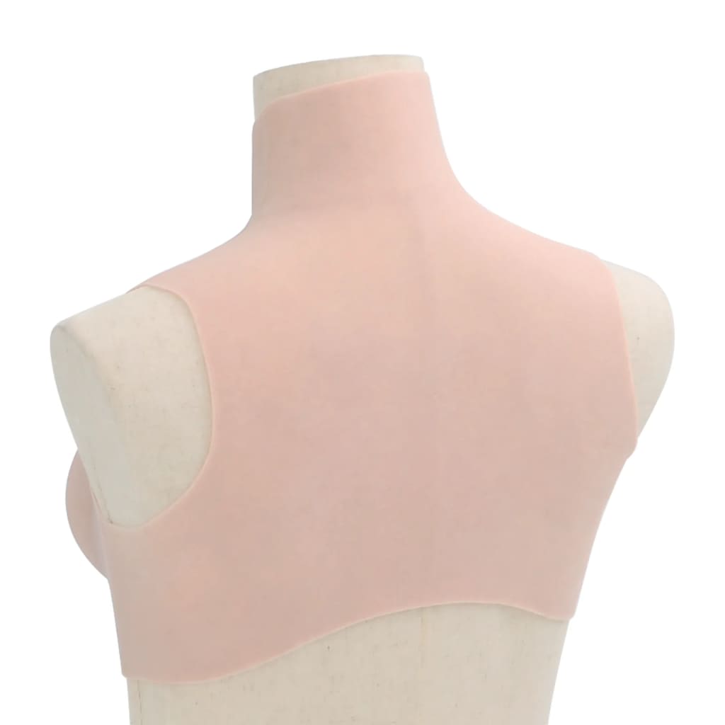 vidaXL Silicone Breastplate Caucasian E Cup 5