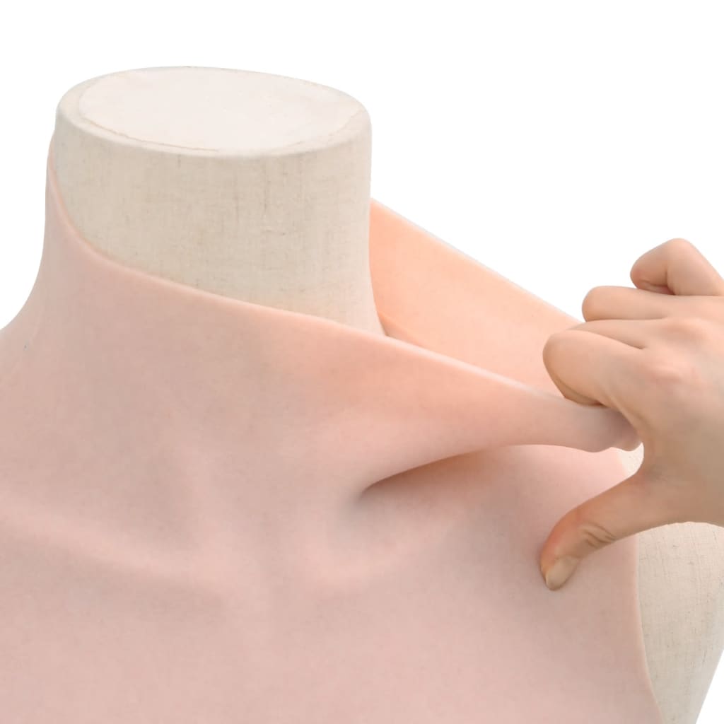 vidaXL Silicone Breastplate Caucasian E Cup 6