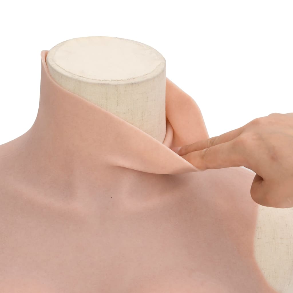 vidaXL Silicone Breastplate Natural B Cup 6