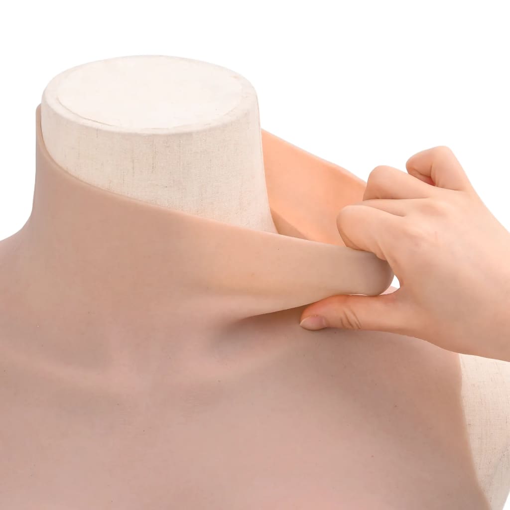 vidaXL Silicone Breastplate Natural C Cup 6