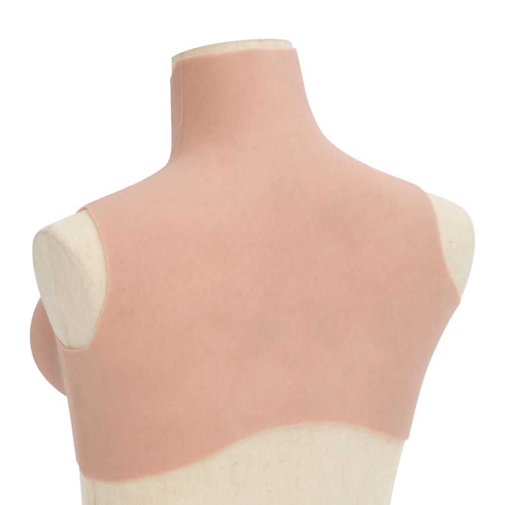 vidaXL Silicone Breastplate Natural E Cup 4