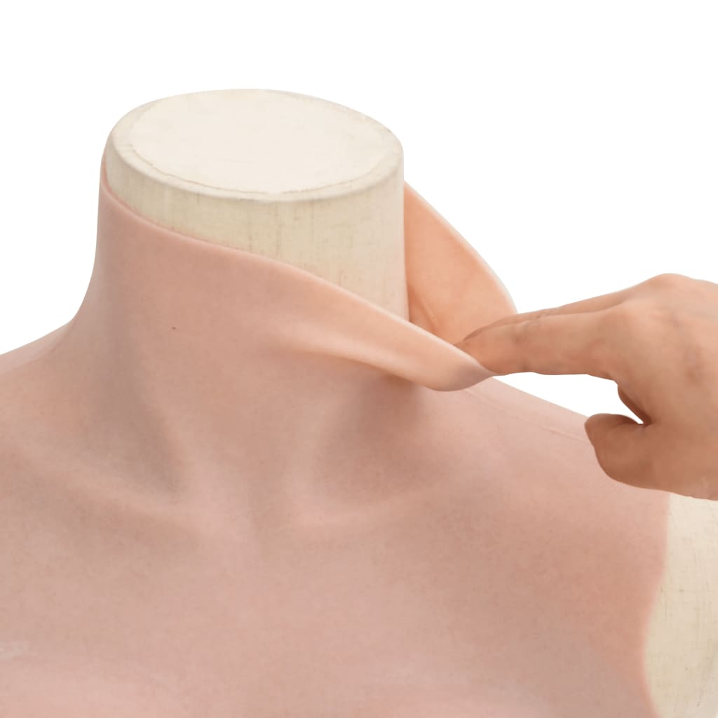 vidaXL Silicone Breastplate Natural E Cup 6