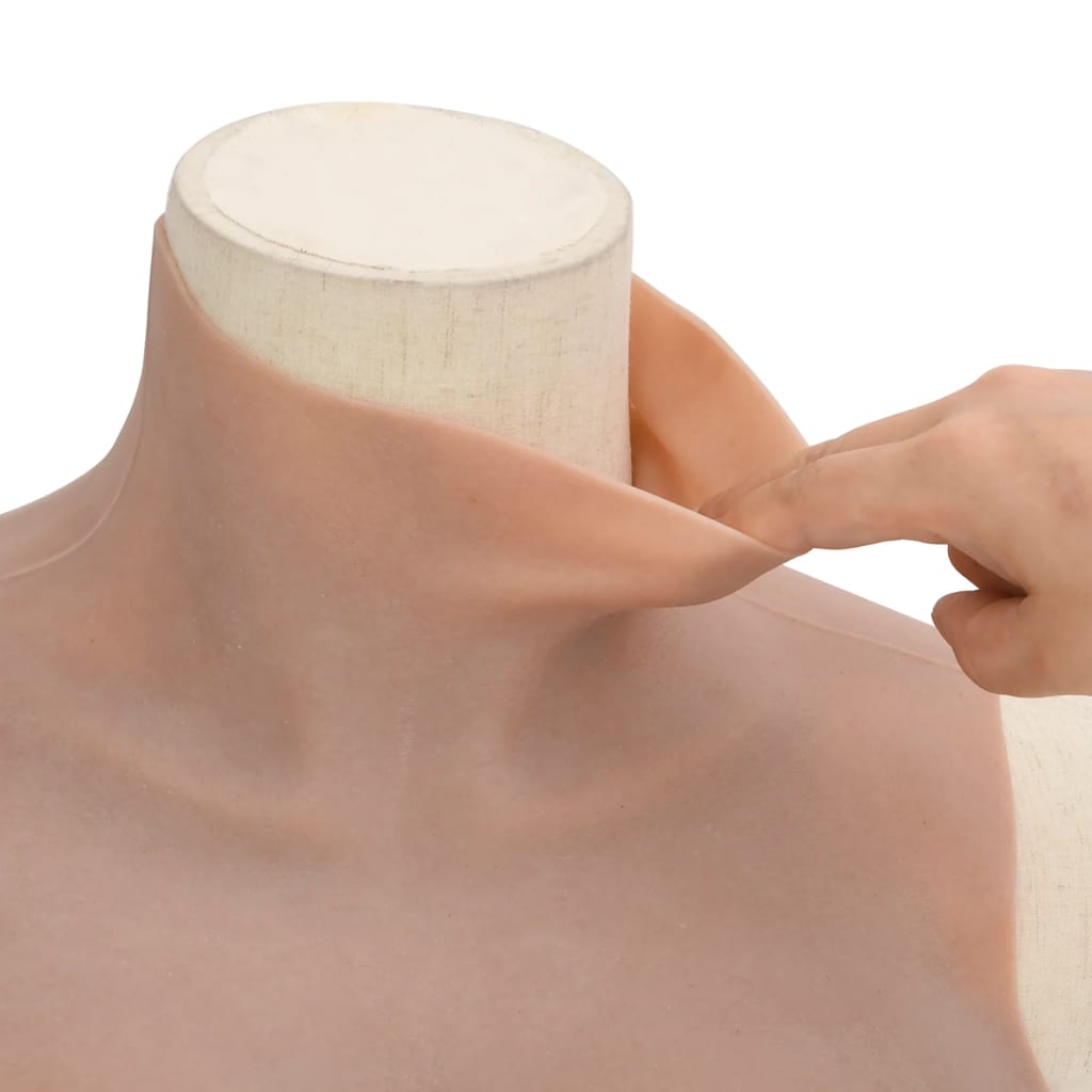 vidaXL Silicone Breastplate Tan B Cup 6