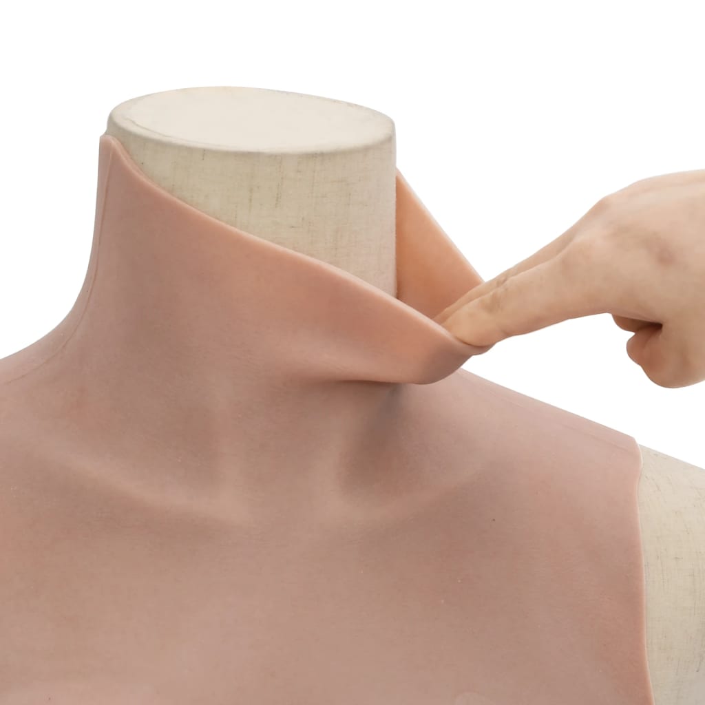 vidaXL Silicone Breastplate Tan C Cup 6