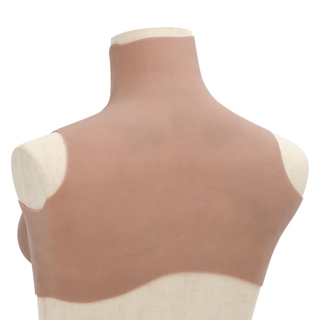 vidaXL Silicone Breastplate Tan D Cup 5