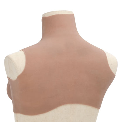 vidaXL Silicone Breastplate Tan D Cup 5