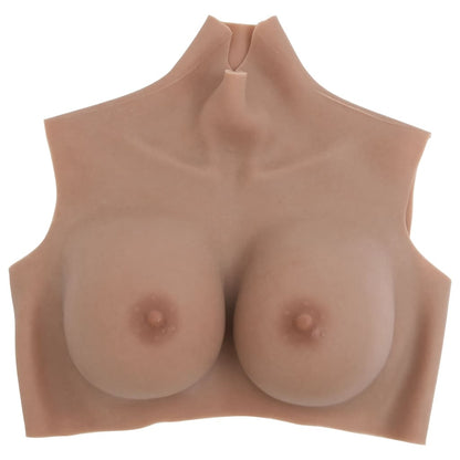 vidaXL Silicone Breastplate Tan E Cup 2