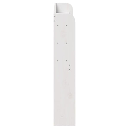 vidaXL Headboard with Shelves White 100 cm Solid Wood Pine 4