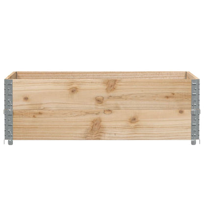 vidaXL Pallet Collars 2 pcs 120x80 cm Solid Wood Pine 3