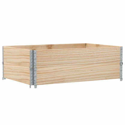vidaXL Pallet Collars 2 pcs 120x80 cm Solid Wood Pine 5