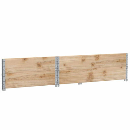 vidaXL Pallet Collars 2 pcs 120x80 cm Solid Wood Pine 6