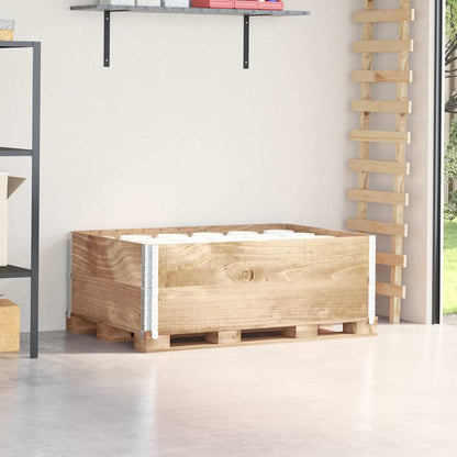 vidaXL Pallet Collars 2 pcs 120x80 cm Solid Wood Pine 1
