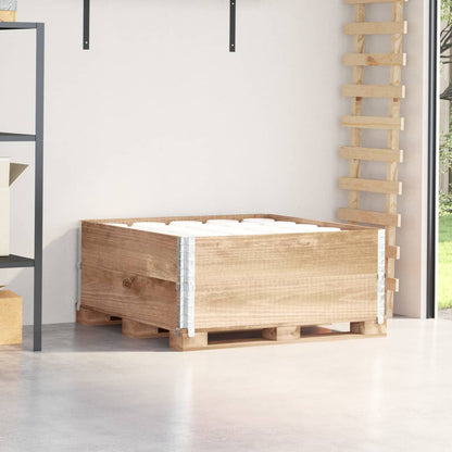 vidaXL Pallet Collars 2 pcs 100x100 cm Solid Wood Pine 1