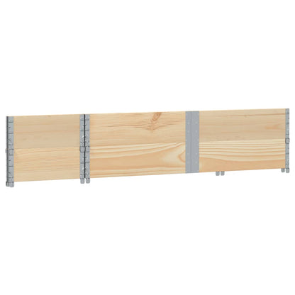 vidaXL Pallet Collars 2 pcs 150x50 cm Solid Wood Pine 4