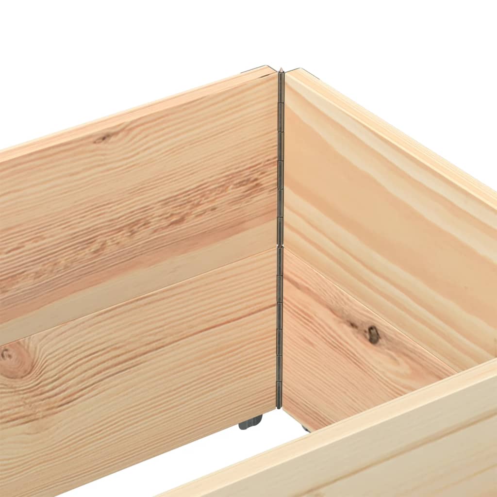 vidaXL Pallet Collars 2 pcs 150x50 cm Solid Wood Pine 6