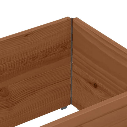 vidaXL Pallet Collars 2 pcs Brown 150x50 cm Solid Wood Pine 5