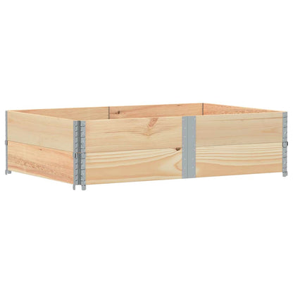 vidaXL Pallet Collars 2 pcs 150x100 cm Solid Wood Pine 2