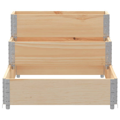 vidaXL 3-Tier Raised Bed 120x80 cm Solid Wood Pine 4