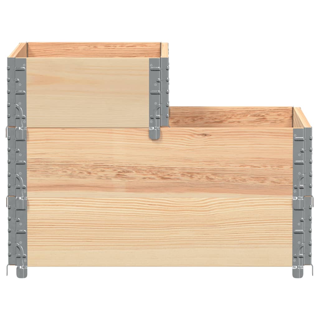 vidaXL 3-Tier Raised Bed 120x80 cm Solid Wood Pine 4