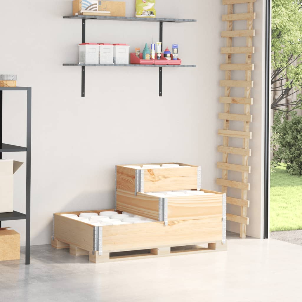 vidaXL 3-Tier Raised Bed 120x80 cm Solid Wood Pine 1