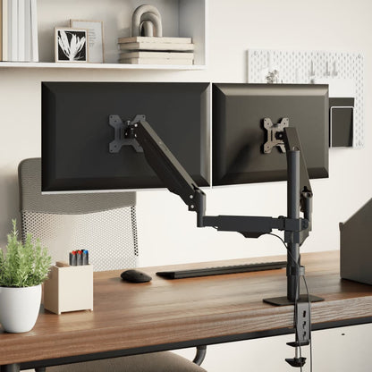 vidaXL Dual Monitor Arm for Max 27 Inch Screen Gas Spring 20 kg 3