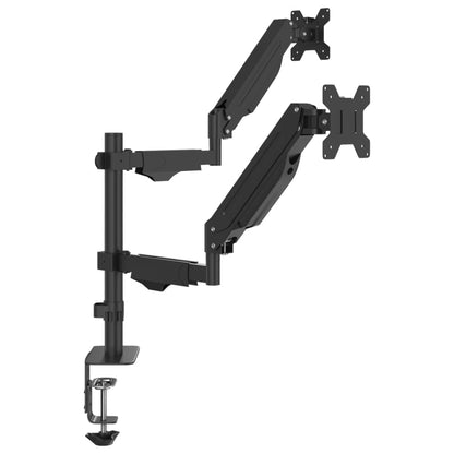 vidaXL Dual Monitor Arm for Max 27 Inch Screen Gas Spring 20 kg 6