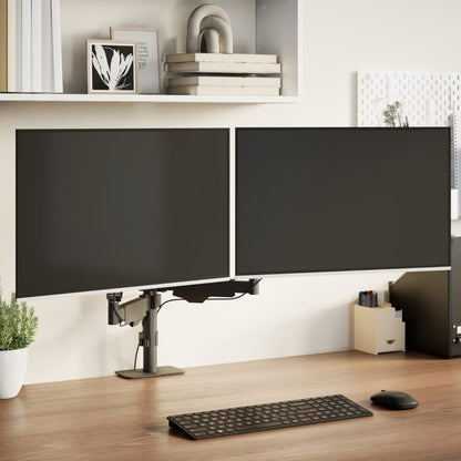 vidaXL Dual Monitor Arm for Max 27 Inch Screen Gas Spring 20 kg 1